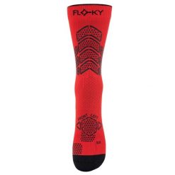 Skarpetki Piłkarskie Floky Floky Axsist Dorosłych. Czerwone skarpetki sportowe FLOKY, bez wzorów, z materiału. Za 205.99 zł.