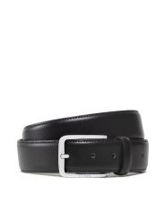 Guess Pasek Męski BM7599 LEA35 Czarny. Czarne paski Guess, z aplikacjami, ze skóry. Za 149.99 zł.