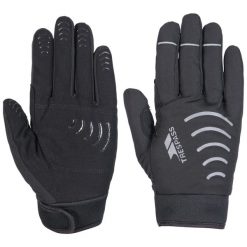 Trespass Crossover - Rękawiczki crossover unisex, czarne. Czarne rękawiczki Trespass, bez wzorów, z materiału. Za 120.50 zł.