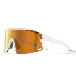Polaryzacyjne okulary kolarskie z ochroną UV i wkładką korekcyjną. Białe okulary przeciwsłoneczne ROCKBROS. Za 182.00 zł.