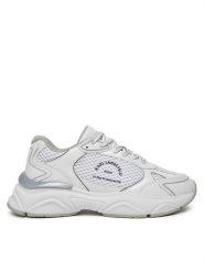 KARL LAGERFELD Sneakersy Komet KL56538A Biały. Białe buty sportowe casual KARL LAGERFELD, bez wzorów, ze skóry, bez zapięcia. Za 699.99 zł.