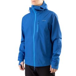 Kurtka trekkingowa przeciwdeszczowa męska Viking Trek Pro. Niebieskie kurtki Viking, l, bez wzorów, z materiału, bez kaptura. Za 724.99 zł.