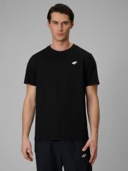 4F T-shirt regular gładki męski (3-pack) - czarny XXL. Czarne t-shirty 4F, m, bez wzorów, z bawełny, bez kołnierzyka, bez ramiączek. Za 129.99 zł.