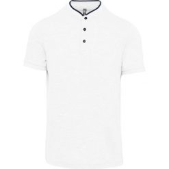 Polo Kariban Col Mao. Białe koszulki polo KARIBAN, m, bez wzorów, bez kołnierzyka, bez ramiączek. Za 124.00 zł.