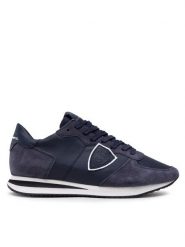 Philippe Model Sneakersy Veau TZLU 6005 Granatowy. Niebieskie buty sportowe casual Philippe Model, bez wzorów, ze skóry, bez zapięcia. Za 1,379.00 zł.