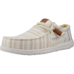 Buty HEY DUDE WALLY TRI NU PREP Żółty. Żółte buty trekkingowe SENZA MARCA, bez wzorów, z tkaniny, bez zapięcia. Za 339.64 zł.