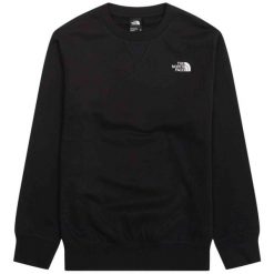 The North Face Bluza Essential Relaxed Crew Nf0A89Etjk3. Czarne bluzy The North Face, m, bez wzorów, z bawełny, bez kaptura. Za 299.00 zł.