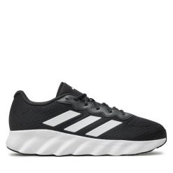 Buty do biegania adidas. Czarne buty do biegania Adidas, bez wzorów, bez zapięcia, do biegania. Za 259.99 zł.