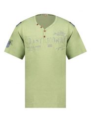 Geographical Norway Koszulka "Jantonio" w kolorze zielonym rozmiar: XXL. Zielone bezrękawniki Geographical Norway, xxl, bez wzorów, z bawełny, bez kołnierzyka, bez ramiączek. Za 60.95 zł.