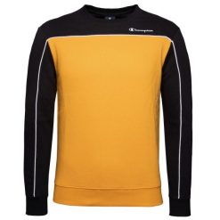 Bluza sportowa męska Champion 217852KK001. Czarne bluzy bez kaptura Champion, m, bez wzorów, z bawełny, bez kaptura. Za 99.99 zł.
