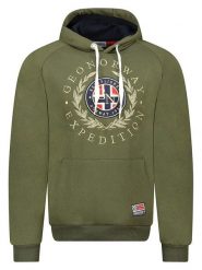 Geographical Norway Bluza "Giger" w kolorze khaki rozmiar: S. Brązowe bluzy Geographical Norway, s, bez wzorów, z bawełny, z kapturem. Za 114.71 zł.