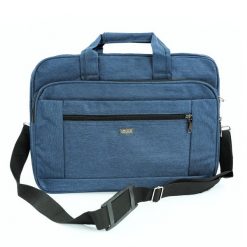 Torba na laptop materiałowa Solier SM02 Lindis granatowa. Niebieskie torby na laptopa Solier. Za 79.00 zł.