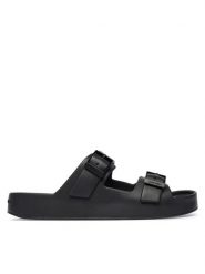 Calvin Klein Klapki Ergon Eva Double Bar Sandal HM0HM02116 Czarny. Czarne klapki CALVIN KLEIN, z syntetyku. Za 249.99 zł.