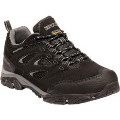Męskie Buty Trekkingowe HolcombeIEP Low. Czarne trekkingi Regatta, bez wzorów, bez zapięcia. Za 194.99 zł.