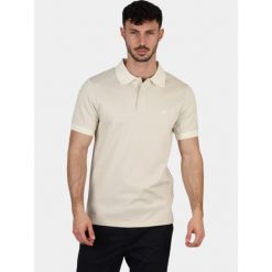Koszulka polo męska Nautica Harlyn Slim Fit. Brązowe koszulki polo Nautica, l, bez wzorów, bez kołnierzyka, bez ramiączek. Za 339.00 zł.