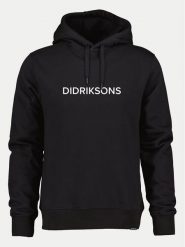 Didriksons Bluza Ven 505550 Czarny Regular Fit. Czarne bluzy Didriksons, m, bez wzorów, z bawełny, bez kaptura. Za 219.99 zł.