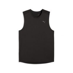Męska treningowa koszulka bez rękawów PWRTRAIN PUMA. Czarne bezrękawniki Puma, m, bez wzorów, bez kołnierzyka, bez ramiączek. Za 119.00 zł.