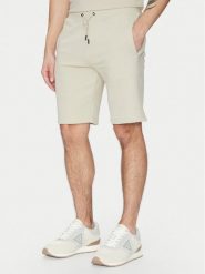 Guess Szorty sportowe Z2YD04 KAIJ1 Écru Regular Fit. Krótkie spodenki sportowe Guess, m, z aplikacjami, z bawełny. Za 209.99 zł.