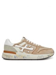 Premiata Sneakersy Mick Var 7213 Beżowy. Brązowe buty sportowe casual Premiata, bez wzorów, z materiału, bez zapięcia. Za 709.99 zł.
