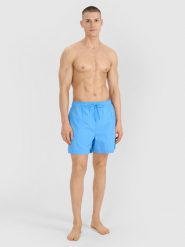 4F Spodenki plażowe boardshorty męskie - niebieskie XL. Niebieskie szorty 4F, m, bez wzorów, z syntetyku, wakacyjne. Za 99.99 zł.