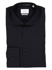 Eterna Koszula - Modern fit - w kolorze czarnym rozmiar: 42. Czarne koszule Eterna, bez wzorów, z bawełny, bez kołnierzyka, bez ramiączek. Za 149.66 zł.