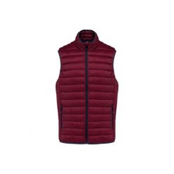 Lekka kurtka puchowa bez rękawów Kariban. Brązowe kurtki KARIBAN, m, bez wzorów, z puchu, bez kaptura. Za 216.50 zł.