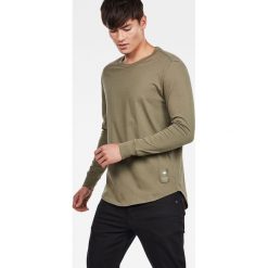 G-Star Raw - Longsleeve. Szare bluzki z długim rękawem G-Star Raw, m, bez wzorów, z bawełny, bez kołnierzyka, bez ramiączek. W wyprzedaży za 129.90 zł.