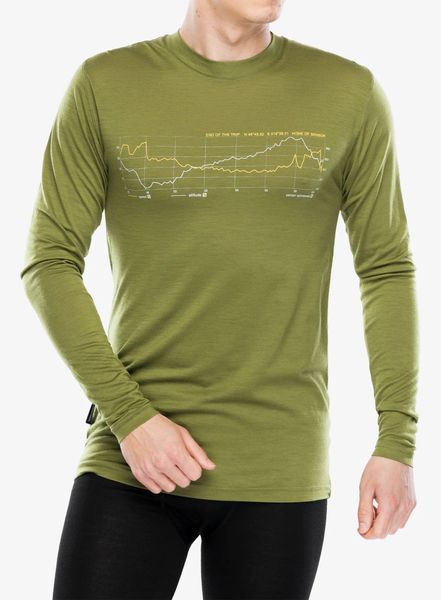 Termoaktywna bluza Sensor Merino Active PT Tee L/S. Zielone bielizna termoaktywna Sensor, l, bez wzorów, z materiału, bez ramiączek, do biegania. Za 357.49 zł.