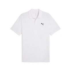 Polo Puma Ess Pique Polo. Białe koszulki polo Puma, m, bez wzorów, bez kołnierzyka, bez ramiączek. Za 149.99 zł.