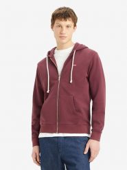 Levi's Bluza w kolorze ciemnoczerwonym rozmiar: S. Czerwone bluzy Levi's®, s, bez wzorów, z bawełny, bez kaptura. Za 119.40 zł.