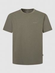 Pepe Jeans Koszulka "Connor" w kolorze khaki rozmiar: S. Brązowe bezrękawniki Pepe Jeans, s, bez wzorów, z bawełny, bez kołnierzyka, bez ramiączek. Za 70.24 zł.