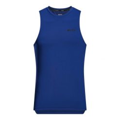 Tank top sportowy koszulka bez rękawów do biegania The Run CEP męski. Niebieskie bezrękawniki CEP, bez wzorów, bez ramiączek, do biegania. Za 199.00 zł.