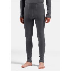 Legginsy termoaktywne męskie Odlo ACTIVE WARM ECO. Szare bielizna termoaktywna ODLO, m, bez wzorów, bez ramiączek. W wyprzedaży za 181.12 zł.