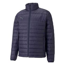 Męska Wodoodporna Kurtka TeamLIGA Light. Niebieskie kurtki Puma, m, bez wzorów, bez kaptura. Za 481.99 zł.