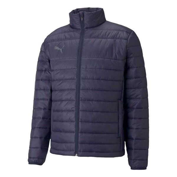 Męska Wodoodporna Kurtka TeamLIGA Light. Niebieskie kurtki Puma, m, bez wzorów, z materiału, bez kaptura. Za 232.73 zł.