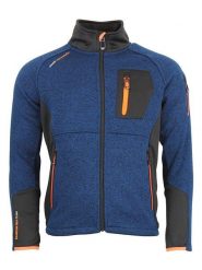 Peak Mountain Kurtka polarowa "Club" w kolorze niebieskim rozmiar: L. Niebieskie kurtki Peak Mountain, l, bez wzorów, z polaru, bez kaptura. Za 195.99 zł.