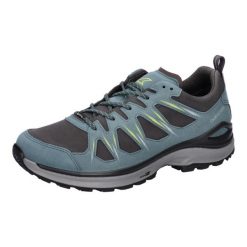 Buty trekkingowe męskie Lowa Innox Evo Ii Gtx. Niebieskie buty trekkingowe Lowa, na lato, bez wzorów, z materiału, bez zapięcia. Za 829.00 zł.