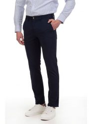 The Time of Bocha Spodnie chino w kolorze granatowym rozmiar: 54. Niebieskie eleganckie spodnie The Time of Bocha. Za 137.10 zł.