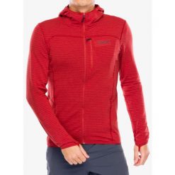 Bluza z kapturem męska Rab Ascendor Light Hoody. Czerwone bluzy RAB, na zimę, m, bez wzorów, z kapturem. Za 314.99 zł.