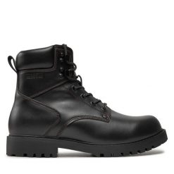 Trapery Big Star Shoes. Czarne trapery BIG STAR SHOES, bez zapięcia. Za 459.99 zł.