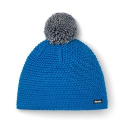 Czapka Eisbar Jamie Pompon MÜ. Niebieskie czapki zimowe Eisbar, bez wzorów, z wełny. Za 229.90 zł.