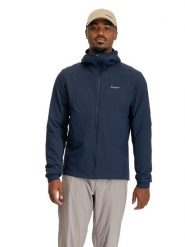 Bergans Kurtka funkcyjna "Holo" w kolorze granatowym rozmiar: XL. Niebieskie kurtki outdoor i hardshell Bergans, xl, bez wzorów, bez kaptura. Za 525.86 zł.