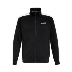 Kurtka męska DIADORA FZ JACKET. Czarne kurtki Diadora, m, bez wzorów, bez kaptura. Za 229.99 zł.