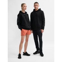 Bluza sportowa z kapturem Hummel Legacy Hoodie Unisex. Czarne bluzy z kapturem Hummel, s, bez wzorów, z bawełny, z kapturem. Za 167.50 zł.