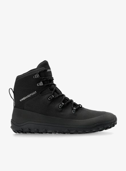 Buty turystyczne męskie Vivobarefoot Tracker Textile AT. Czarne buty turystyczne VIVOBAREFOOT, bez wzorów, z materiału, przed kostkę, bez zapięcia, trekkingowe. Za 945.99 zł.