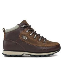 Trekkingi Helly Hansen. Brązowe buty trekkingowe Helly Hansen, bez wzorów, bez zapięcia. Za 649.99 zł.