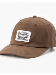 Levi's Czapka w kolorze beżowym rozmiar: onesize. Brązowe czapki z daszkiem Levi's®, bez wzorów, z bawełny. Za 113.10 zł.