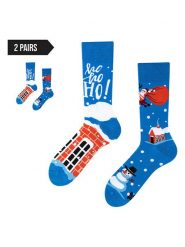 TODO SOCKS Skarpety (2 pary) w kolorze niebieskim rozmiar: 35-38. Niebieskie skarpety TODO SOCKS, bez wzorów, prążkowane. Za 53.04 zł.