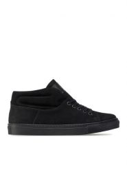 QUAZI Sneakersy QZ-52-05-000866 Czarny. Czarne buty sportowe casual QUAZI, bez wzorów, z nubiku, bez zapięcia. Za 159.99 zł.