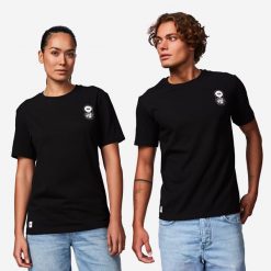 Koszulka lifestyle Van Rysel Logo. Białe buty sportowe casual VAN RYSEL, bez wzorów, z bawełny, bez zapięcia. Za 89.99 zł.